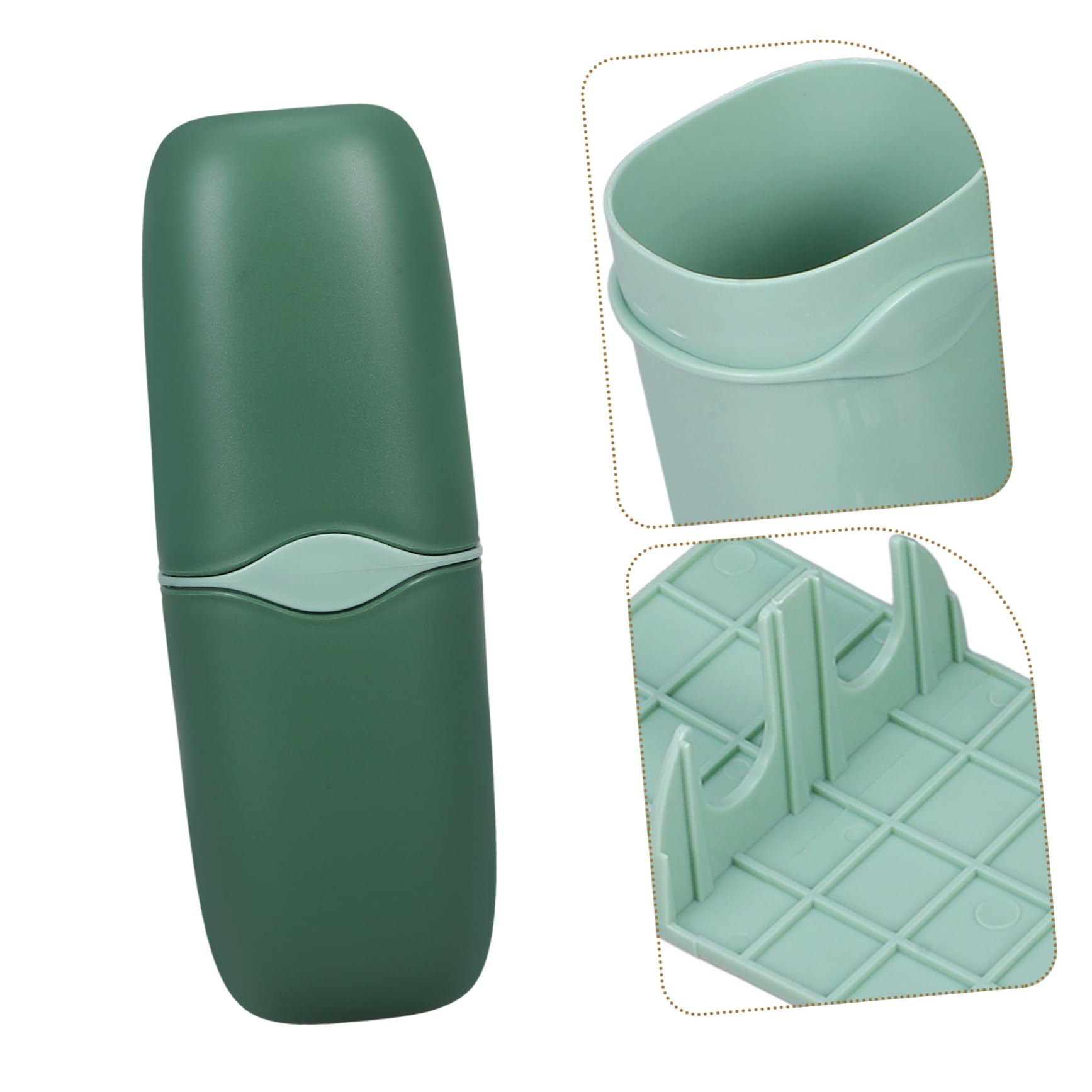 Didiseaon 5 Pezzi Porta Spazzolino Da Denti Portatile Porta Spazzolino Da Denti Da Viaggio Riutilizzabile Da Scatola Di fricio Per Uso Quotidiano