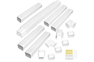 Yoleshy 3' 9 Ft Mini Split Line Set Cover PVC Mini Split...