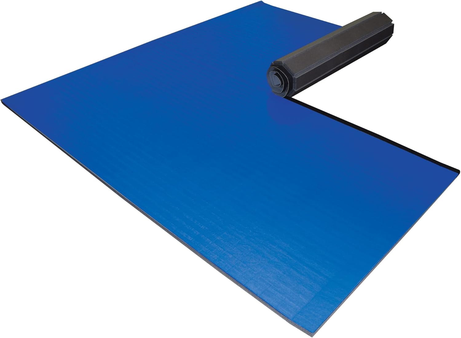Dollamur 10'x10'x1.25" Jiu-Jitsu Mat, Royal Blue, Tatami, FLEXI-Connect®