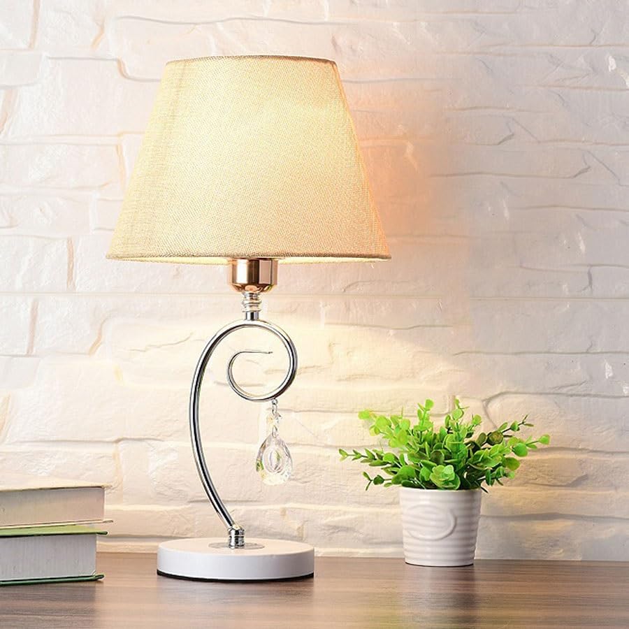 Lampka nocna Lampka biurkowa Lampa biurkowa, lampka nocna, prosta, pokój weselny, ciepła dekoracja, atmosfera Lampa stołowa