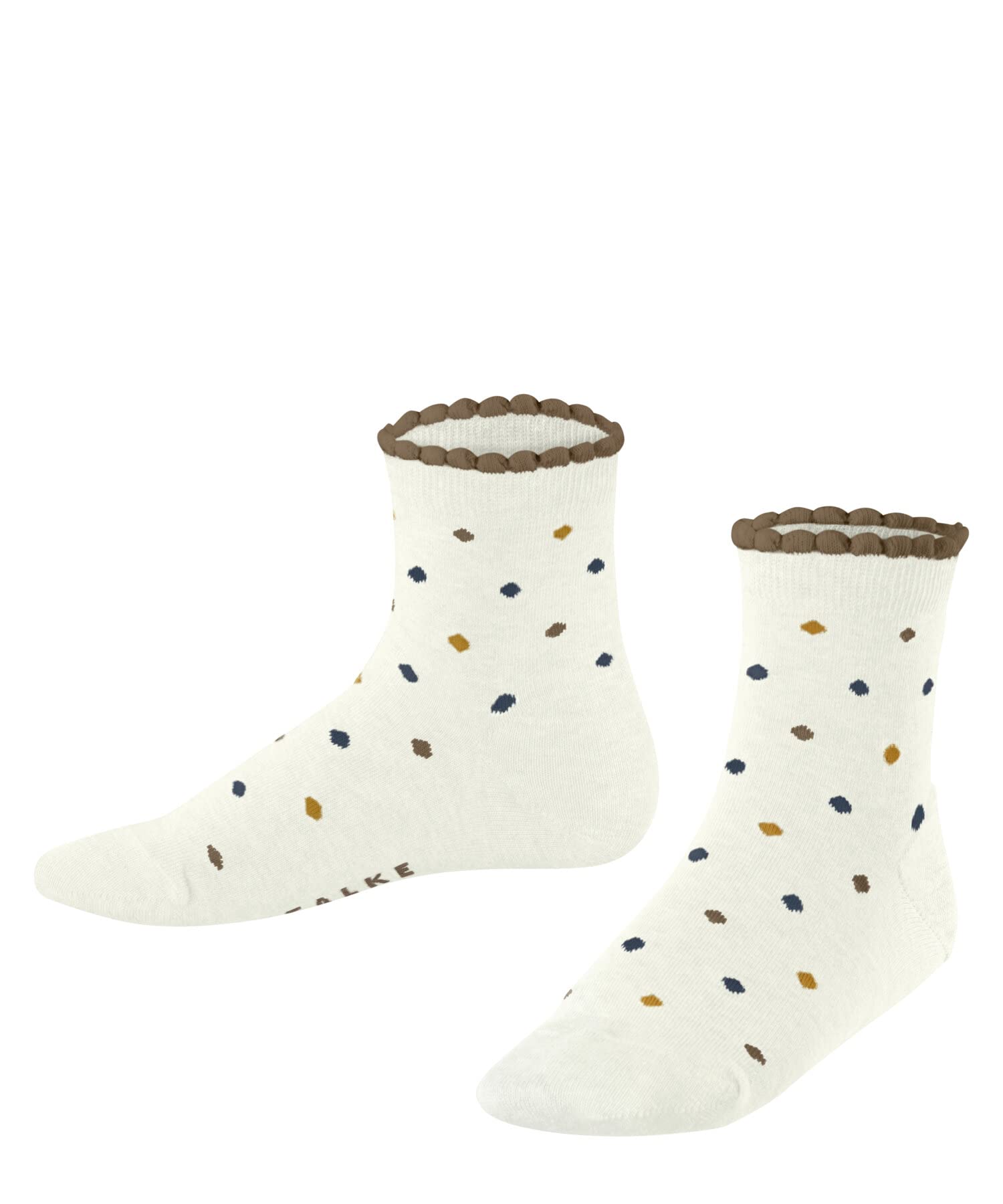 FALKE Unisex Kinder Socken Multidot K Sso Baumwolle gemustert 1 Paar