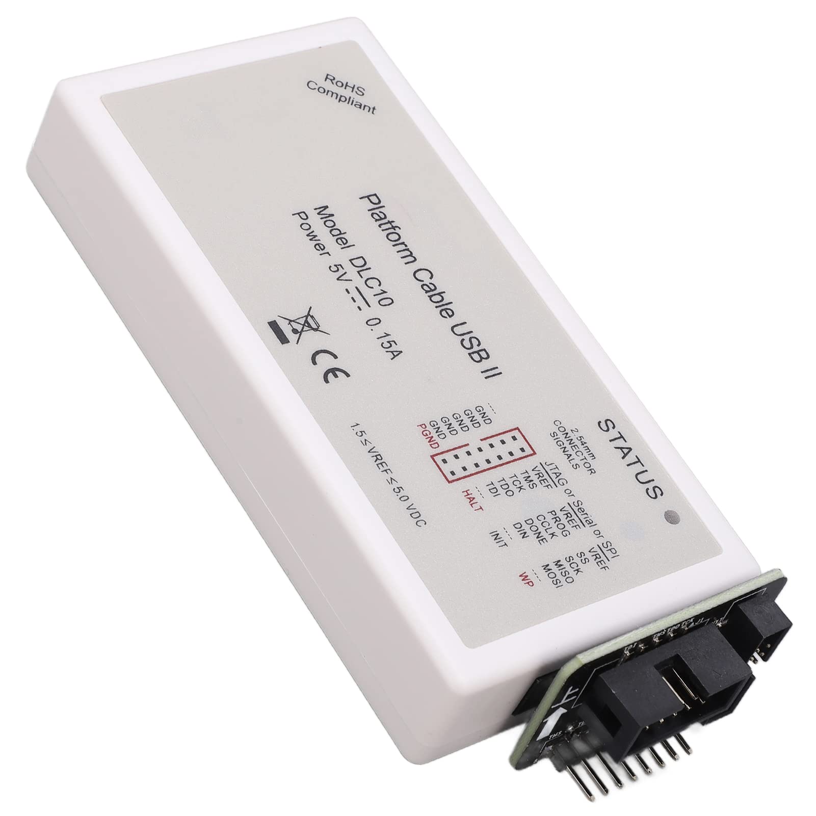 Fafeicy Downloader Piattaforma DLC10 Kit Cavi Downloader DLC10 Programmatore USB DLC10 per FPGA CPLD con Chip di Conversione Livello Ad Alta velocità 1,8 V 2,5 V 3,3 5 Cavi Piatti