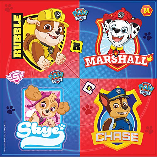 Amscan Paw Patrol Partyset, 32-delig, borden, bekers en servetten, feestdecoratie - Image 4