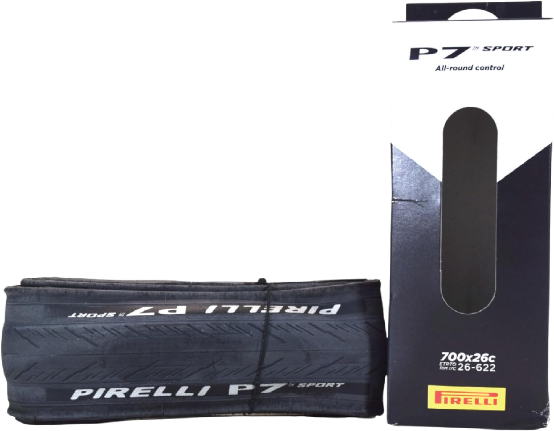 P7 Sport 26-622 700 x 26c Performance Bike Tire - Confidence, Control, and Durability in One Training Tire - Optimal Handling and Comfort