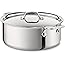 All-Clad 4506 Stainless Steel Tri-Ply Bonded Dishwasher Safe Stockpot with Lid / Cookware, 6-Quart, Silver