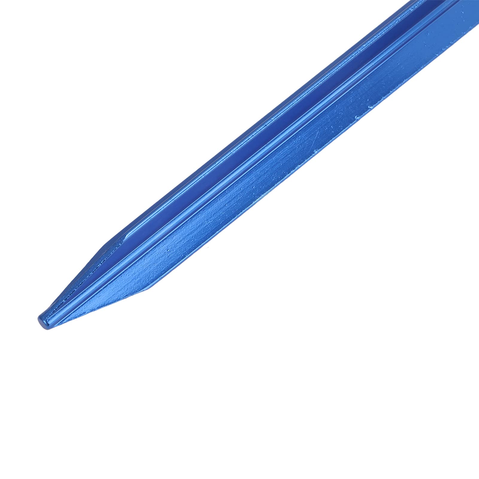 Picchetti per tende a forma di V, robusti, in lega di alluminio, picchetti da campeggio, picchetti per tende ultraleggeri lunghi 18 cm con corde per accessori per tende da campeggi (Blu)