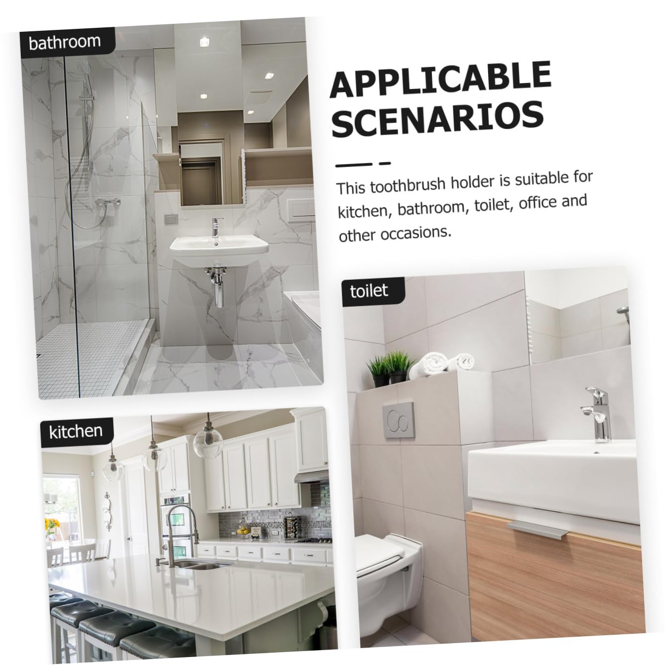 ABOOFAN Organizador De Pared con Ventosa para Baño Estante De Ducha Sin Taladro Soporte para Cepillos De Dientes Y Accesorios De Diseño De Drenaje Y Gran Capacidad 2 Piezas X 4