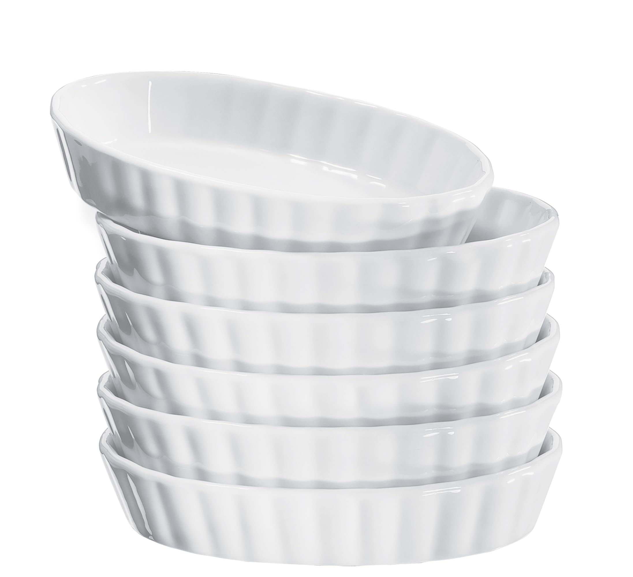 Küchenprofi Crème Brûlée-Set DELUXE, 7-teilig | 1x Flambierbrenner | 6x Schälchen aus Hartporzellan (85 ml) | Backofen- & Mikrowellengeeignet | Creme Brulee Set mit Brenner und Schälchen inkl. Rezepte