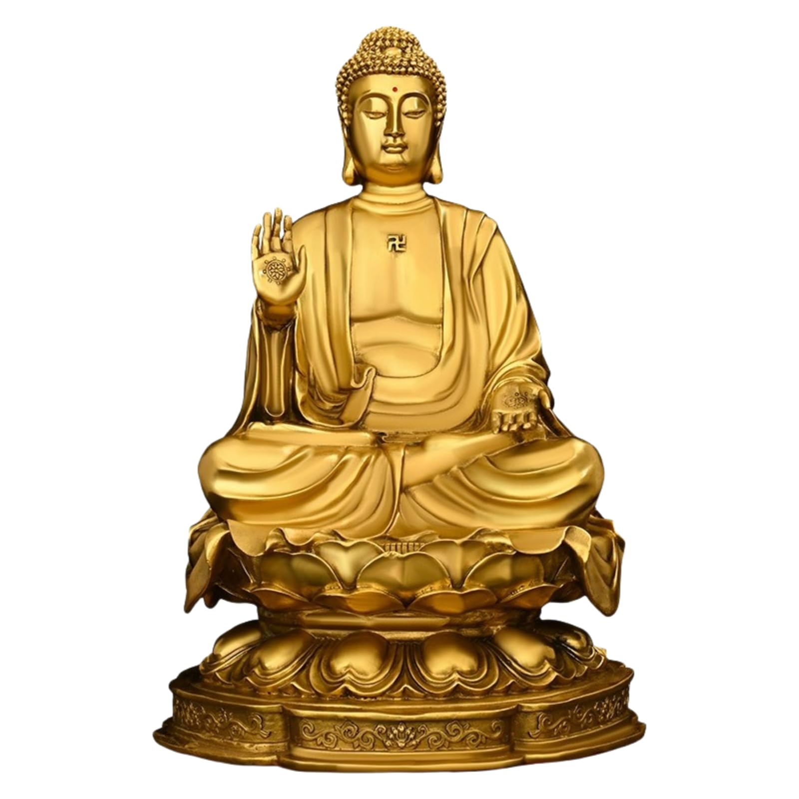 仏陀 真鍮像 Amazon｜QT S 仏像真鍮ストーン仕上げ 仏陀 祈る像 ダルマ