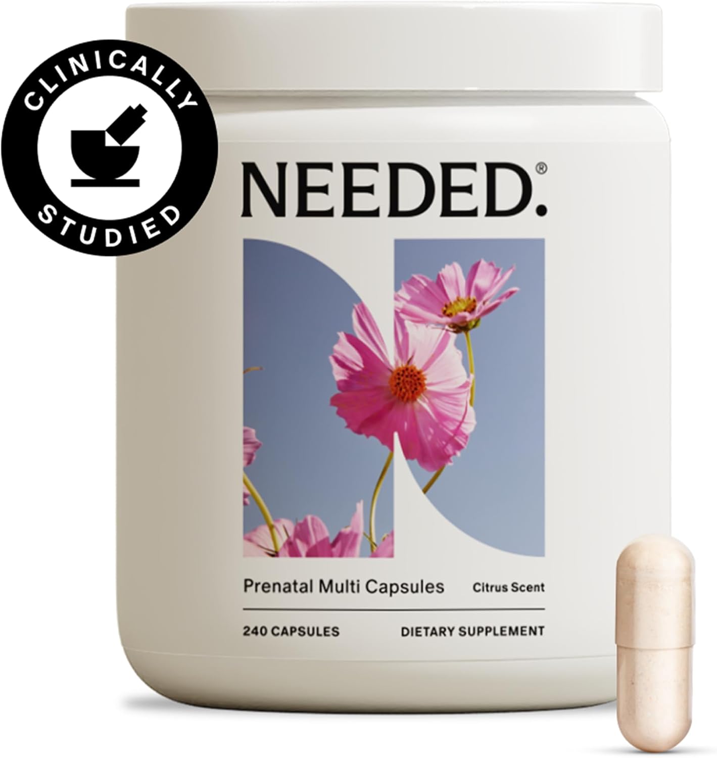 Needed. Multivitamin with Choline Capsules for Prenatal, Pregnancy, Breastfeeding, Postpartum | Expertly-Formulated & Third-Party Tested| 30-Day Supply - Image 7