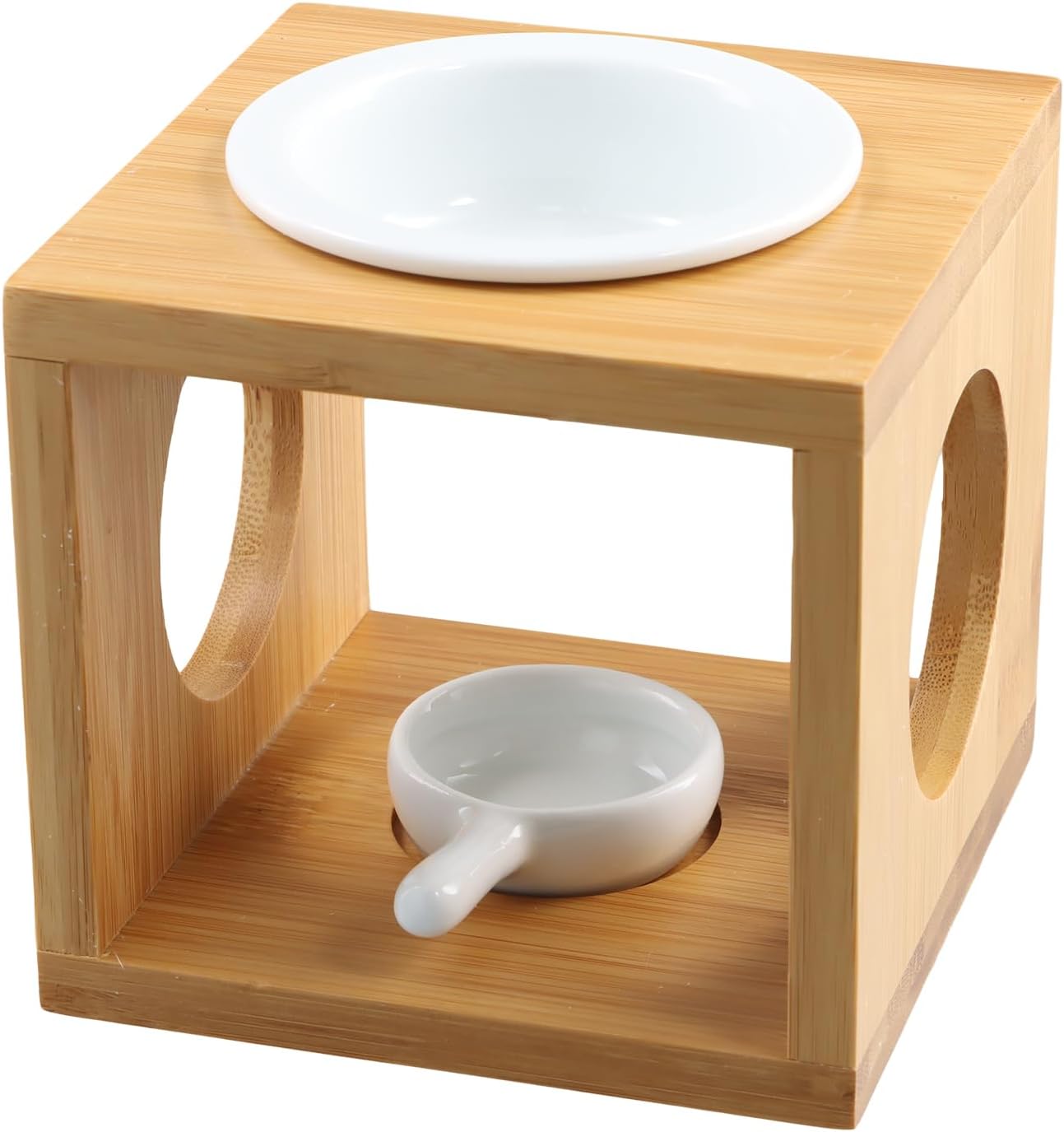 YILANJIN Perfume Diffuser, Important Oil Burners, Ceramic Candle Holder, Aroma Oil Diffuser, Ceramic Important Oil Perfume Lamps, Aroma Lamp, for House (B)