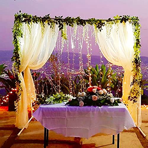 Handic Wisteria Garland 5Pack 33Ft Artificial Fake Wisteria Vine Hanging Flowers Fake Vines Plants #TOP6