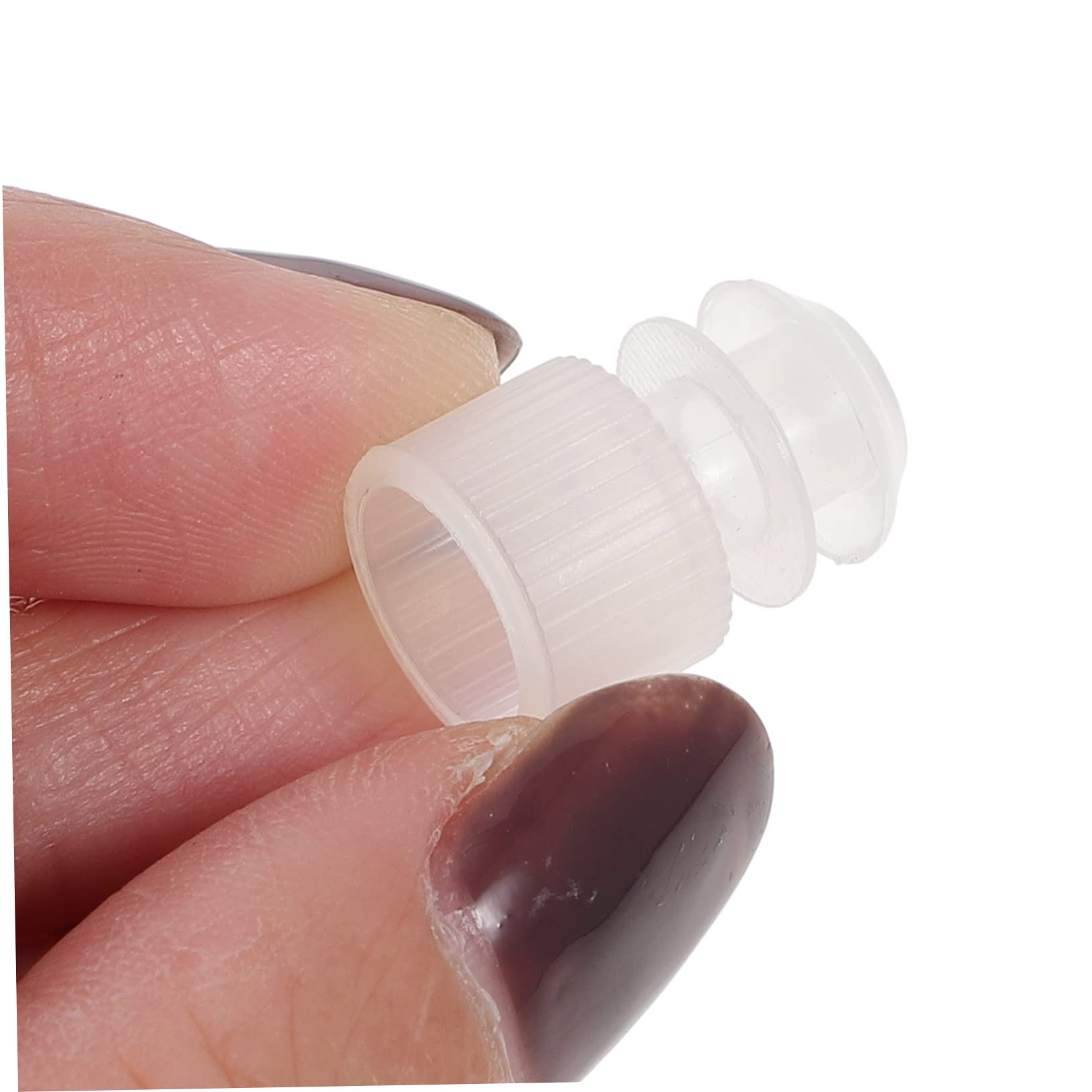 OSOLADY Lab Bottle Stopper Plugs 12mm Plastic Sealing Plugs 100pcs Colorful Test Tube Stoppers Random Color