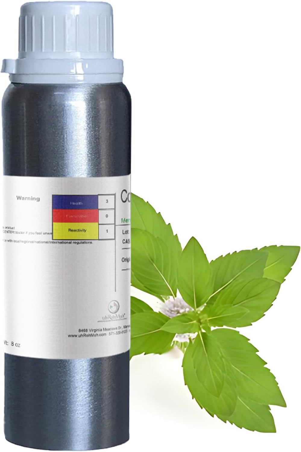 uh*Roh*Muh Cornmint Essential Oil - 100% Pure & Natural Essential Oil for Aromatherapy, Home Essential Diffuser Oil, Refreshing Minty Aroma for Aromatherapy and Skincare - Sourced from India 8oz