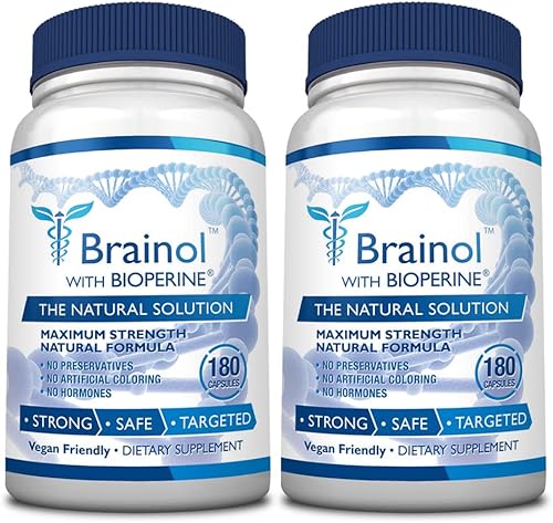 Brainol - La elección más inteligente para un nootrópico que aumenta el cerebro - Mejora el rendimiento mental, la concentración y la claridad - Con