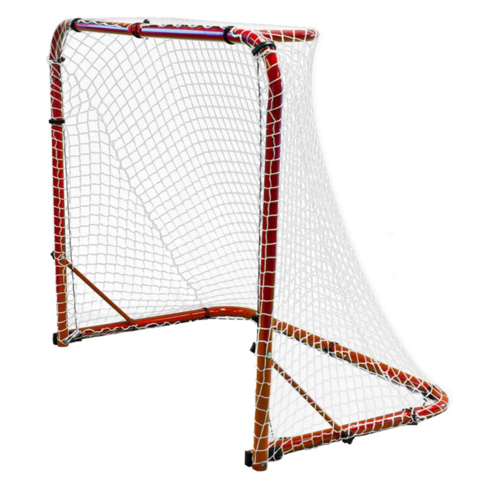 Park & Sun Sports "Street Ice Hockey Goal with Folding Steel Frame and Nylon Bungee Slip Net