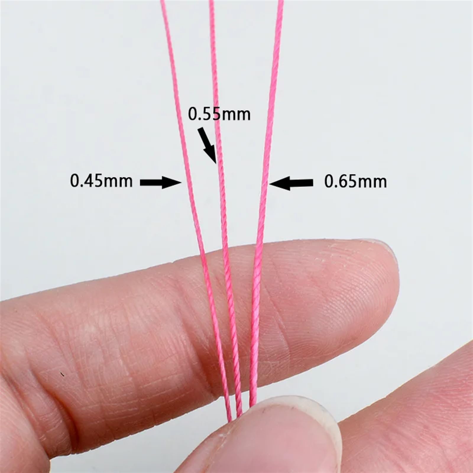 Nici do maszyn do szycia, Nici do szpulek maszyn szycia Okrągłe woskowane nici(0.45MM 16M)