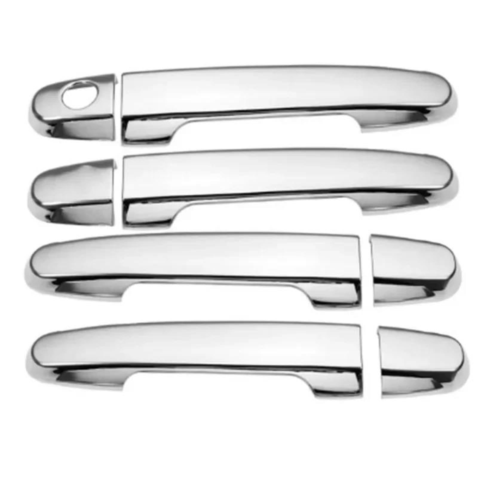 Jtwmty Style1 Gloss Black Door Handle Cover Sticker Trim For Corolla For Axio For Altis 2008-2013 Car Accessories(Style1)