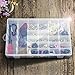 FSC Lighting Jewelry Storage Box,Storage Container Boxes with Adjustable 36 Grid Dividers/Organizer Storage Container ¡­