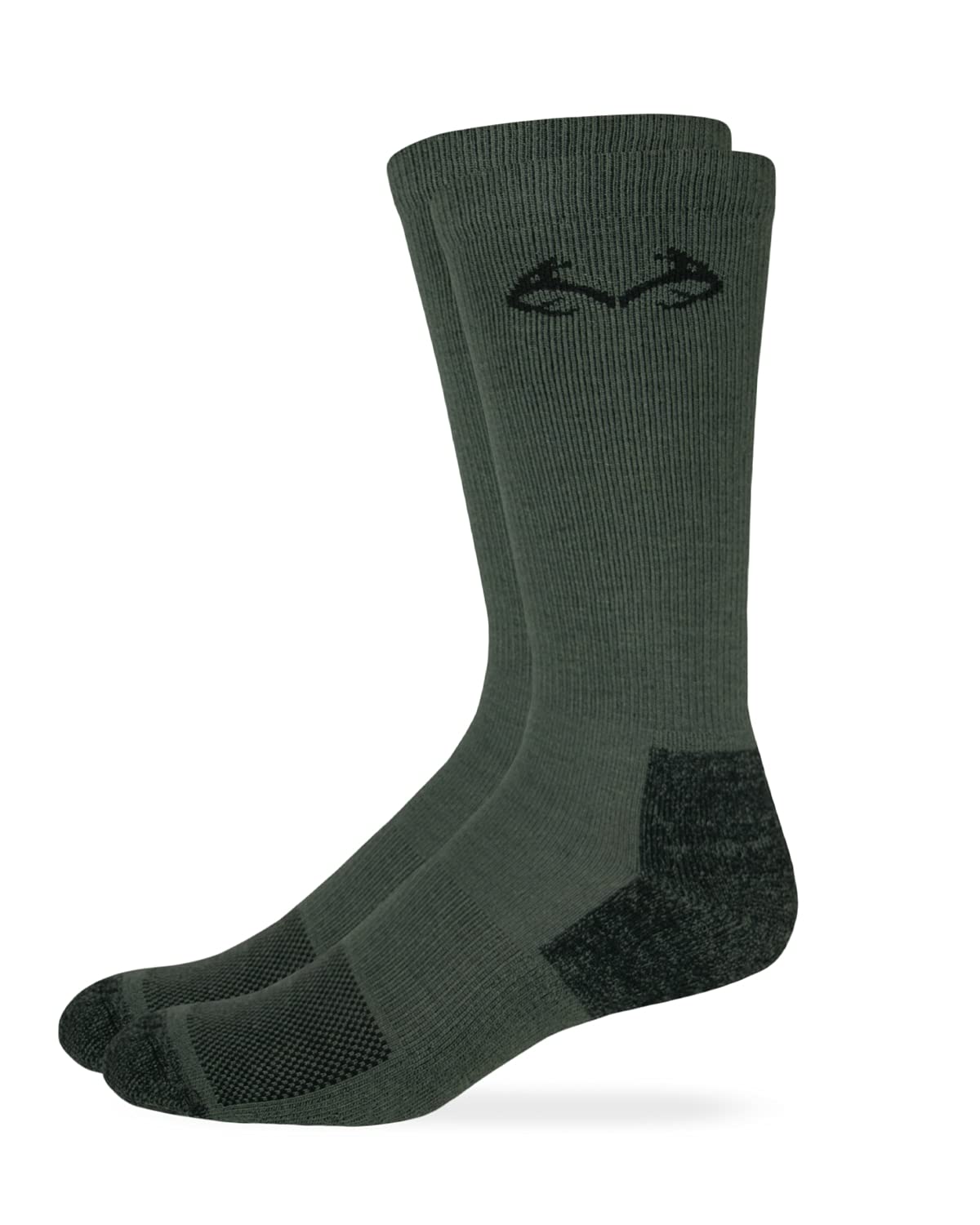 REALTREE Insect Adult Shield Crew Socks, Olive, Medium