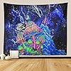 GUORUI Wandtapijten Psychedelische Kleurrijke Paddestoelen Bos Wandtapijten, Vakantie decoratie Kamer Decor Art Print…
