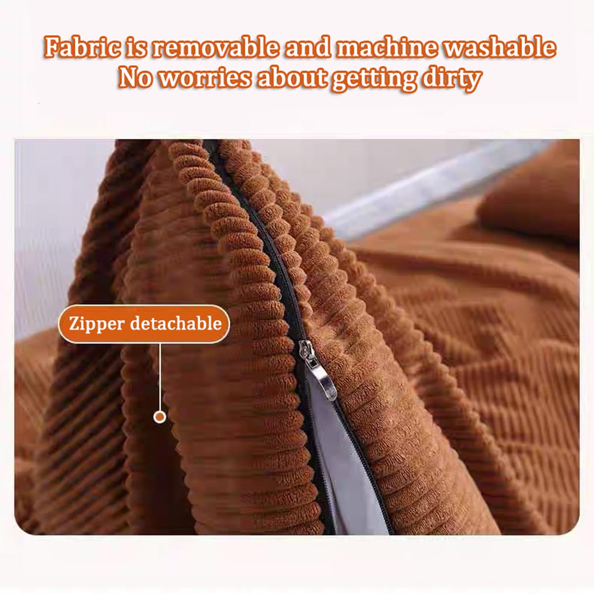 Umwandelbares Schlafsofa, modularer, faltbarer Boden, Loveseat Sleeper Couch, abnehmbar und waschbar, für Wohnzimmer, Gästezimmer, Studio