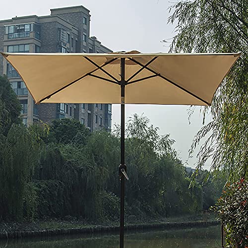 Parasol protector CLSDRZC de 2.0m con manivela y estructura de 6 varillas 2