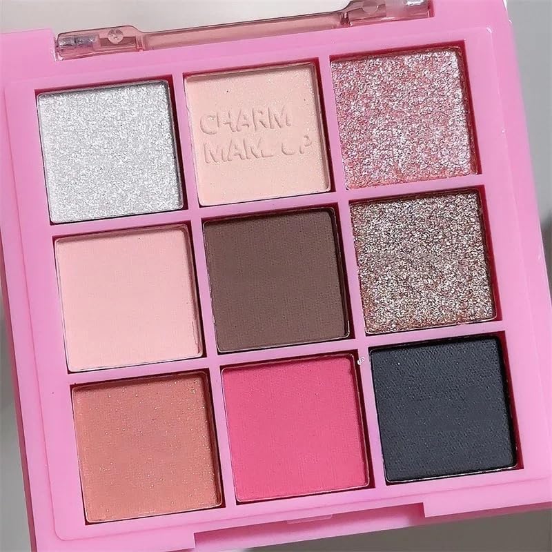 Amazon.com : TKDKSFD 9 Color Eye Shadow Palette Shiny Matte Eye