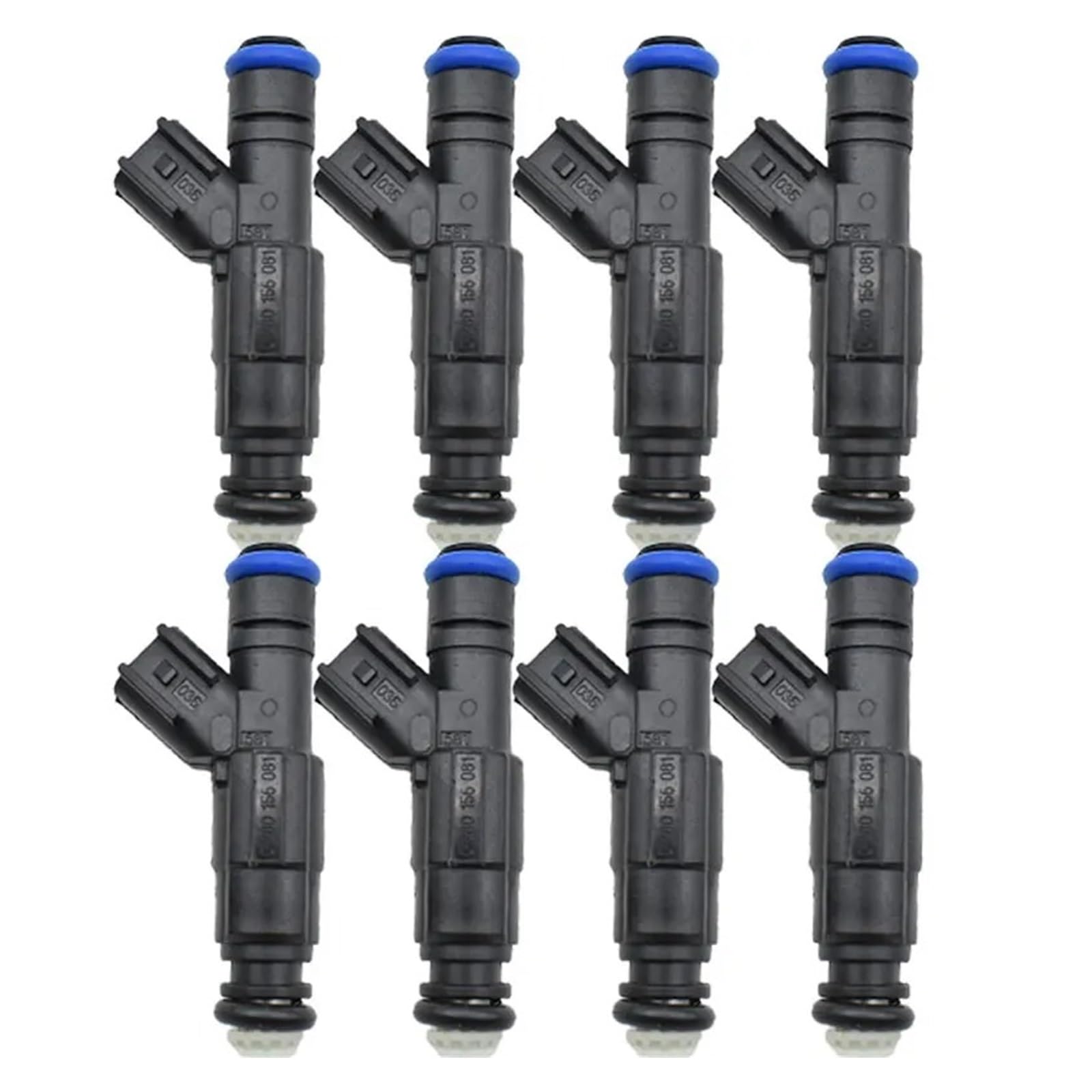for Marine for Mercruiser V8 350 MAG 5.0L 4.3L 6.2L Fuel Injectors 8pcs 0280156081 885176 12567905 Fuel Injector
