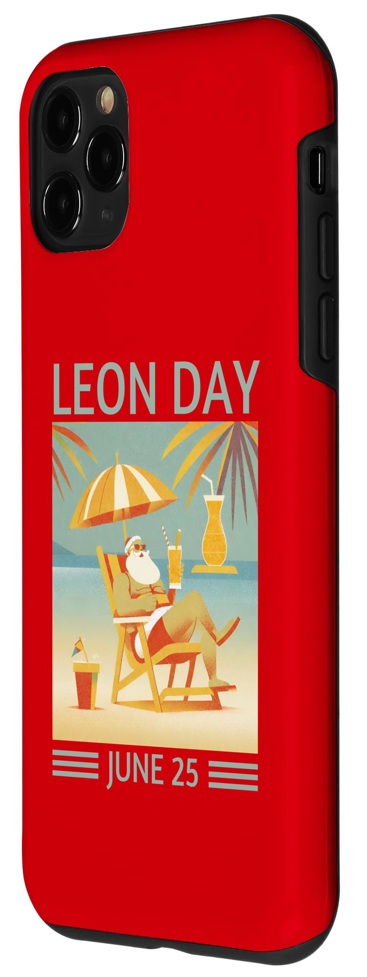 National Leon Day June 25 Noel Christmas Case for iPhone 11 Pro - Image 2