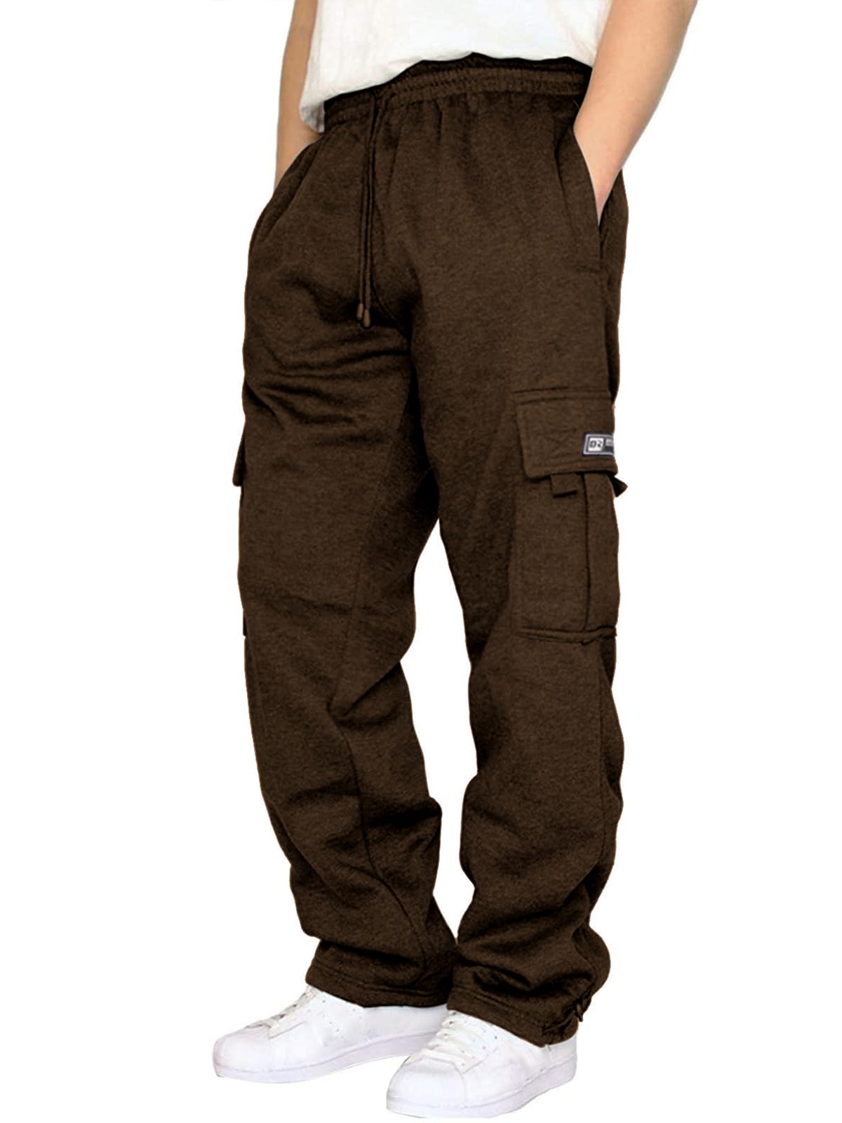 CEHT Mens Cargo Sweatpants Joggers Casual Pants with Pockets for Hiking Athletic Workout