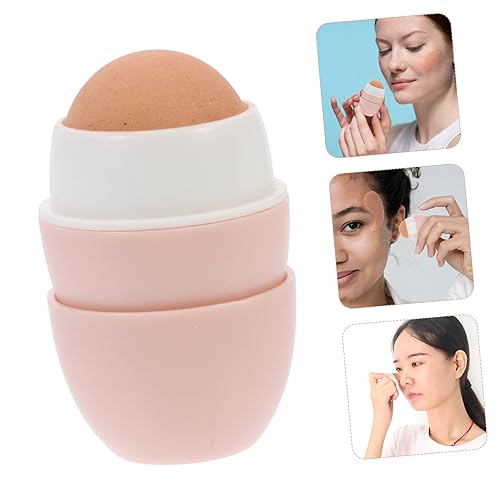 Miniatura 9 de FRCOLOR Bola absorbente de aceite de piedra volcánica Rodillo facial volcánico Rodillo absorbente de aceite Rodillo facial para el cuidado de la