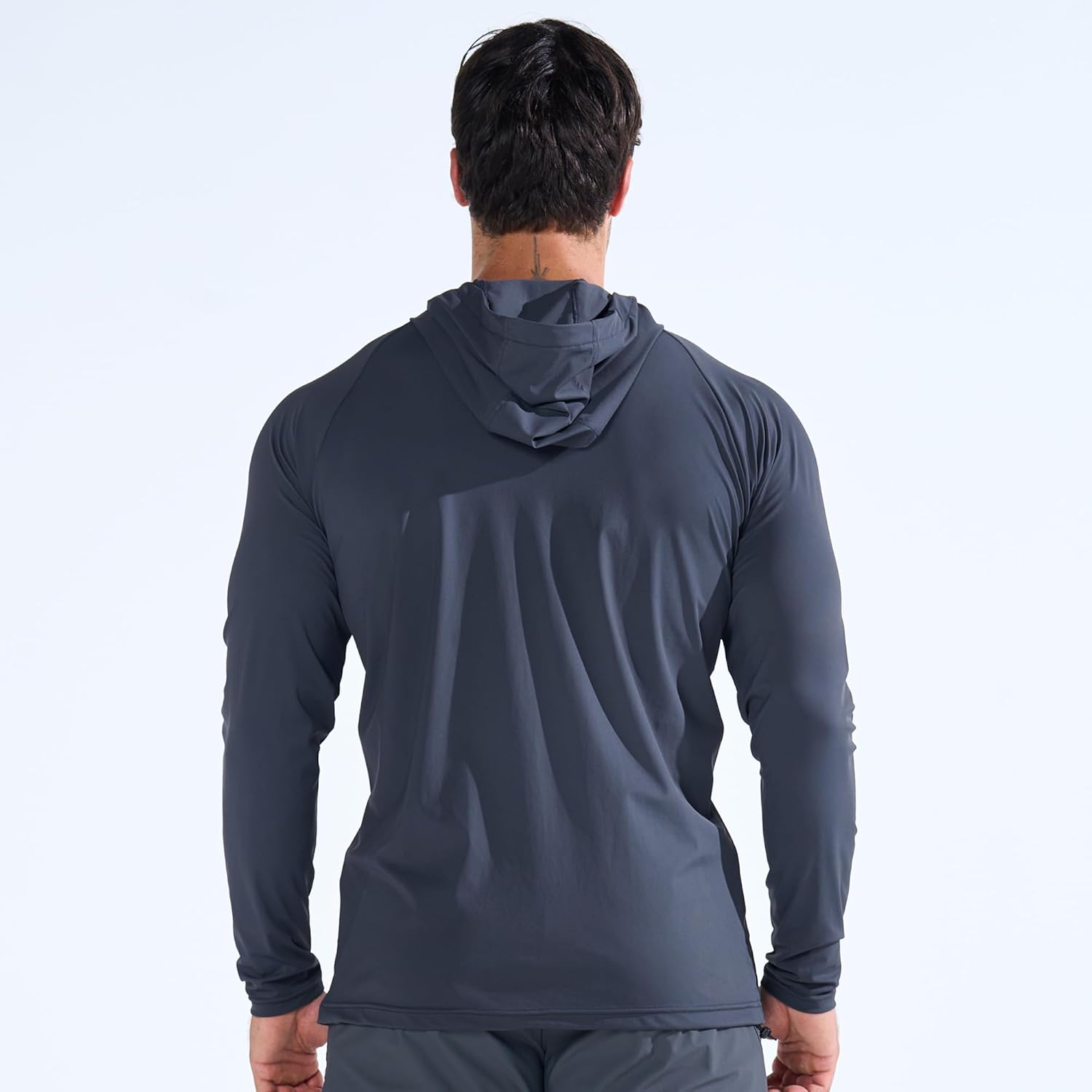 BROKIG Mens StealthZip Lightweight Running Jackets, Full Zip Workout Hoodie Track Windbreaker Athletic Gym Sweatshirts - Image 2