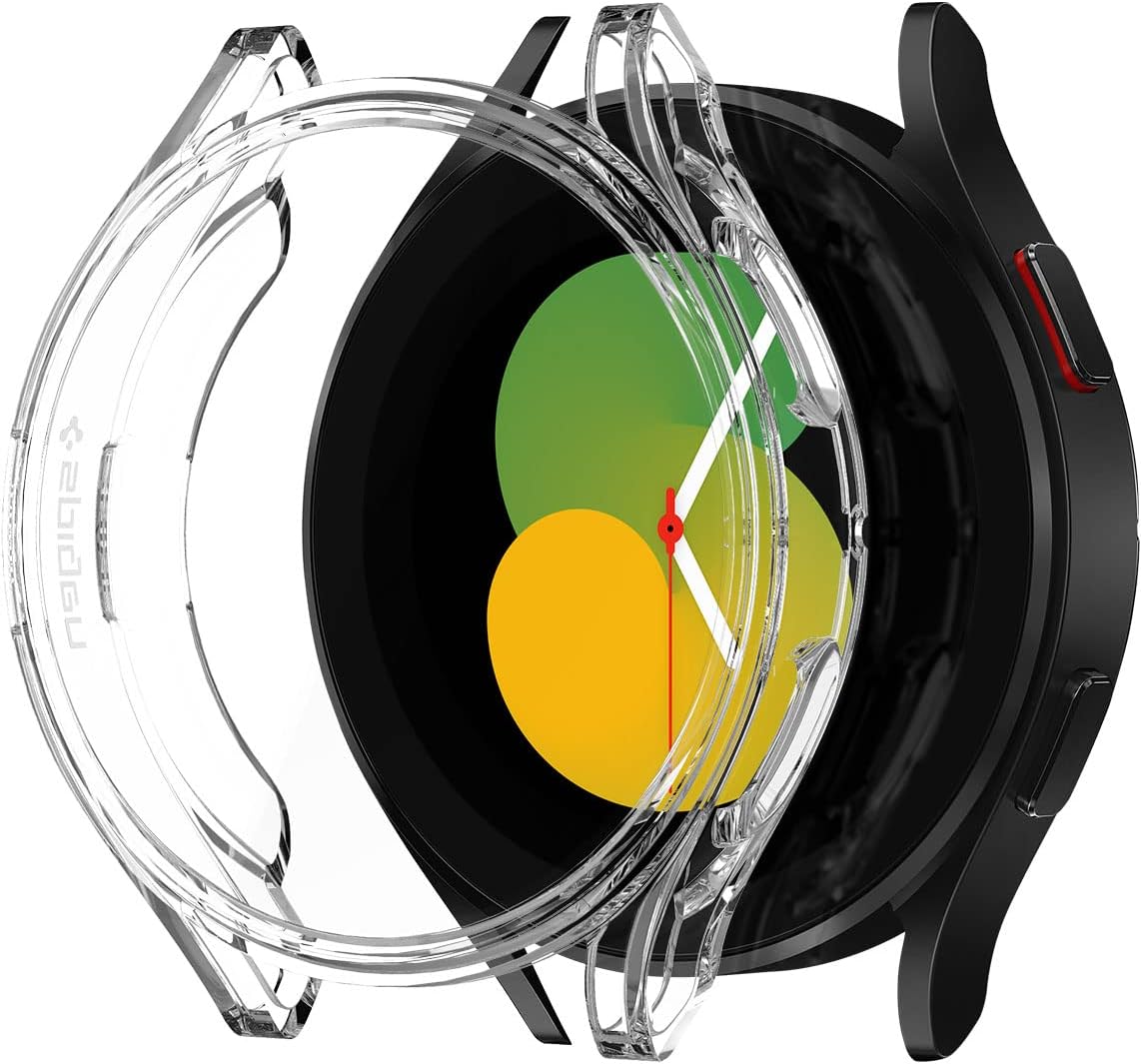 Spigen Galaxy Watch 5 / Watch 4 (44mm) ile Uyumlu Kılıf Ultra Hybrid Sararmaya Dayanıklı Şeffaf Kapak - ACS05393 (Spigen TR Garantili)