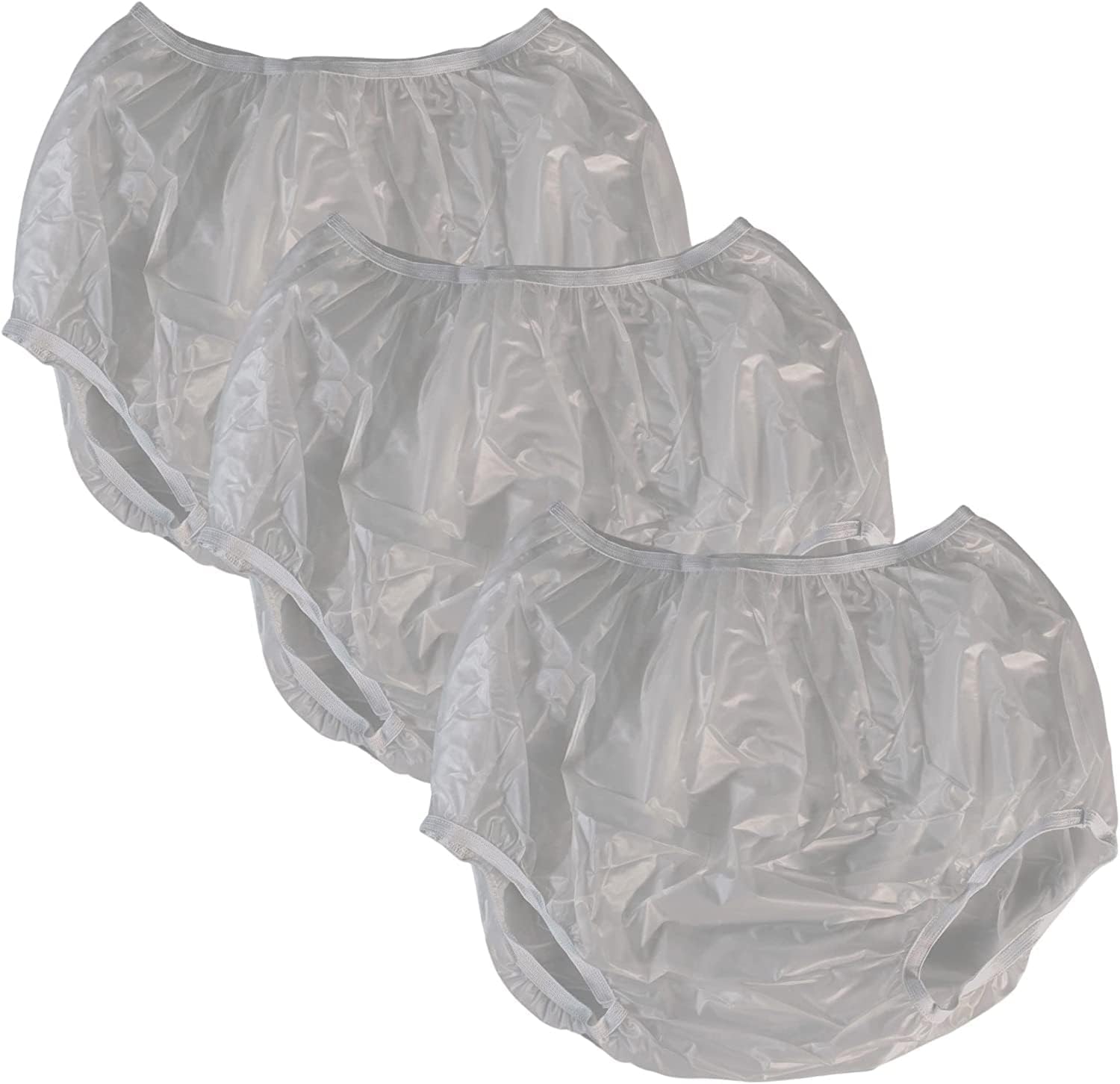 Vakly Adult Vinyl Waterproof Pull-On Diaper Cover Incontinence Pants โ Oversized Underwear Protection with Added Leak Resistance, Worn Over Diapers or Briefs