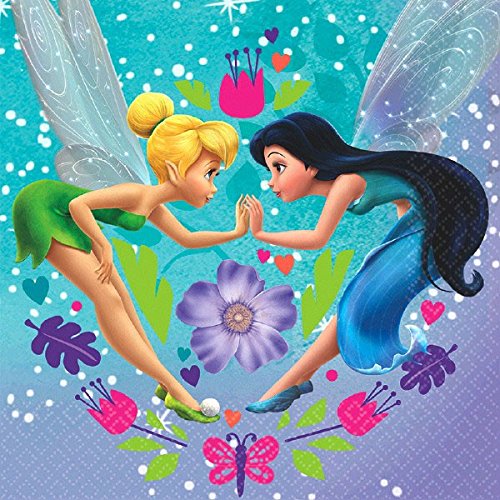 American Greetings Tinker Bell Lunch Napkins, 16 Count, Party Supplies Novelty
