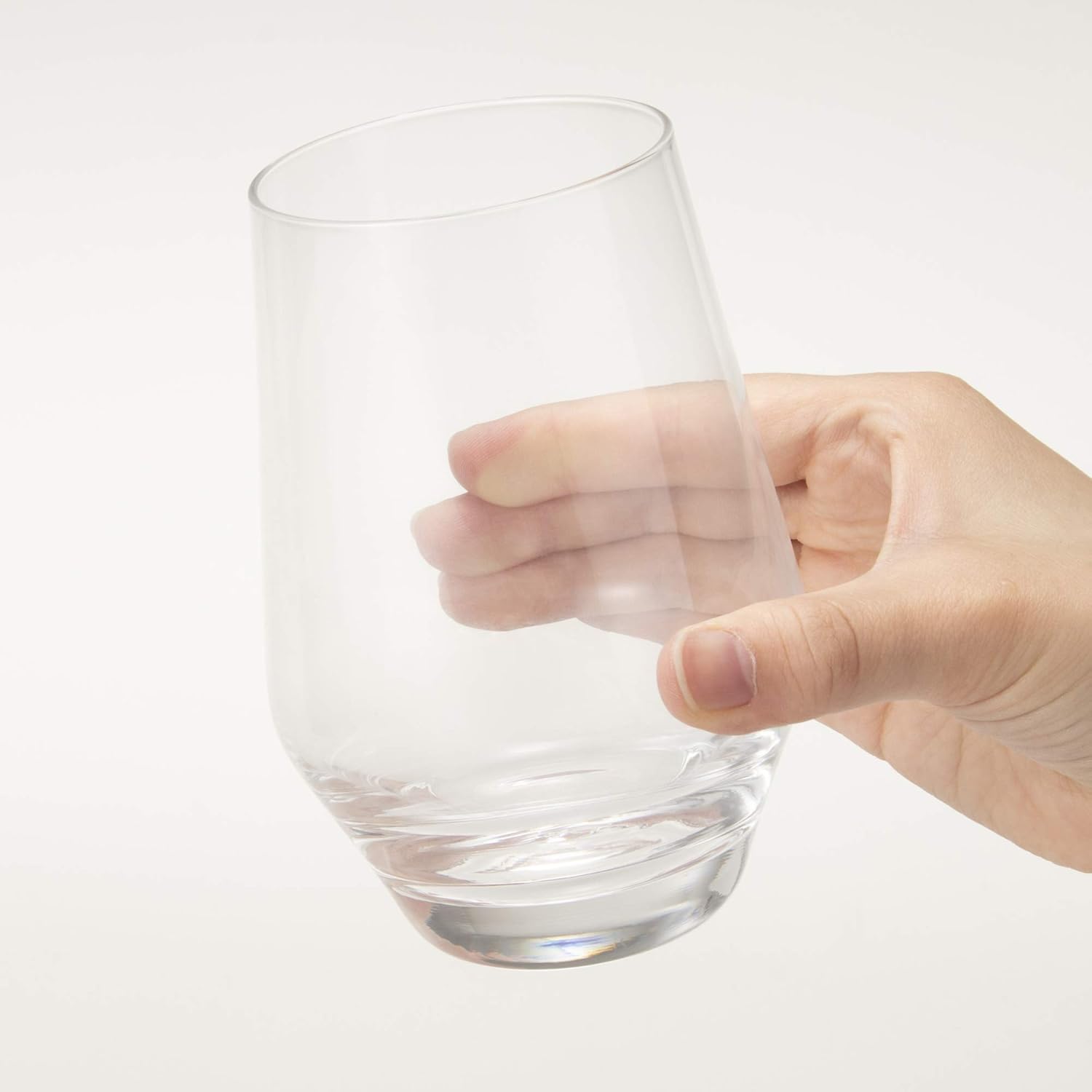 東洋佐々木ガラス Toyo Sasaki Glass T-25102HS Glass Tumbler, Water Variation, 16.2 fl oz (480 ml), Made in Japan, Dishwasher Safe
