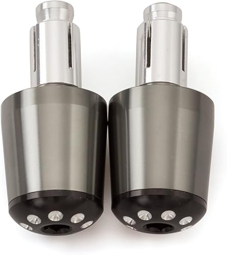 Miniatura 3 de FXCNC Carreras universales 78 "0.866 in motocicleta mano agarres aluminio manija barra extremo tapa tapón deslizante para la mayoría de scooters