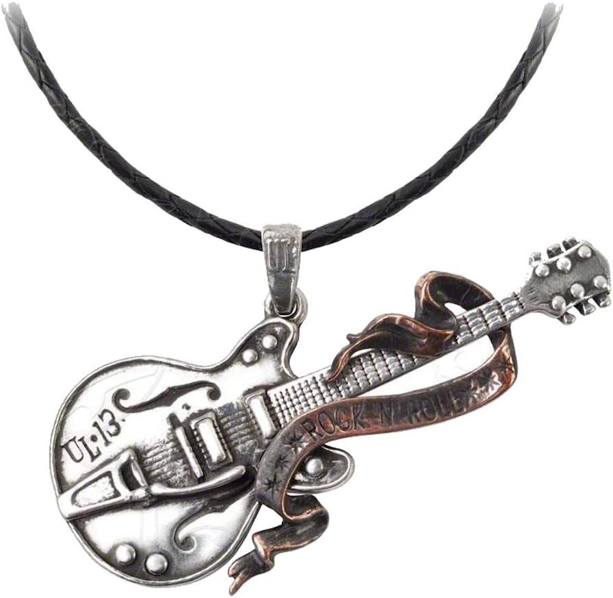 Alchemy Gothic Steel Guitar Pendant