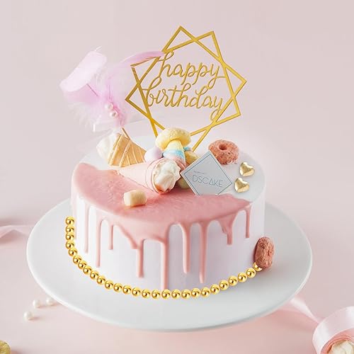 Miniatura 5 de KASVAN Chispas de azúcar dorada perlada, mezcla de 6 tamaños para decorar pasteles, 230g8.1oz, aderezos para helado y decoración de galletas,