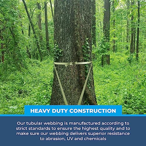 Rock-N-Rescue Professional Grade Nylon Tubular Webbing - Heavy-Duty 1-inch, Rescue Equipment for Mountaineering Rappelling Arborist Safety Gear, Firefighting and Rescue Gear - Image 7
