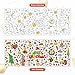 Christmas Coloring Table Cloth for Kids, Merry Christmas Coloring Tablecloth Poster Banner, Holiday Crafts for kids Teens, Cute Toy Gifts Party Game Supplies Classroom Xmas Decorations, 72x30 inch