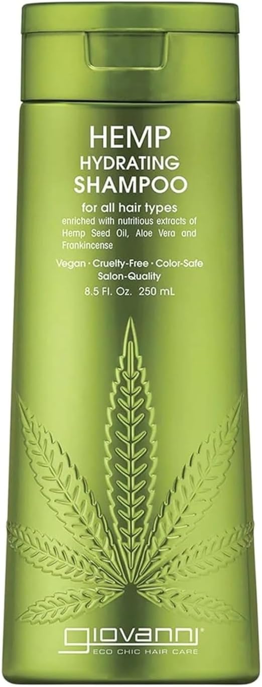 Amazon.com: GIOVANNI Hemp Hydrating Shampoo - Natural, Hemp Seed Oil ...