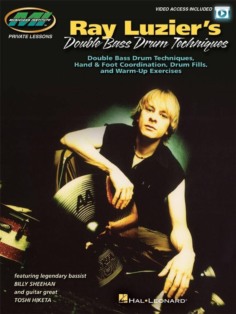 Double Bass Drum Techniques Ray Luzier livre batterie avec accès audio