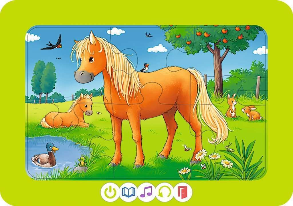 tiptoi® 3 erste Puzzles: Bauernhoftiere - 3x6 Teile