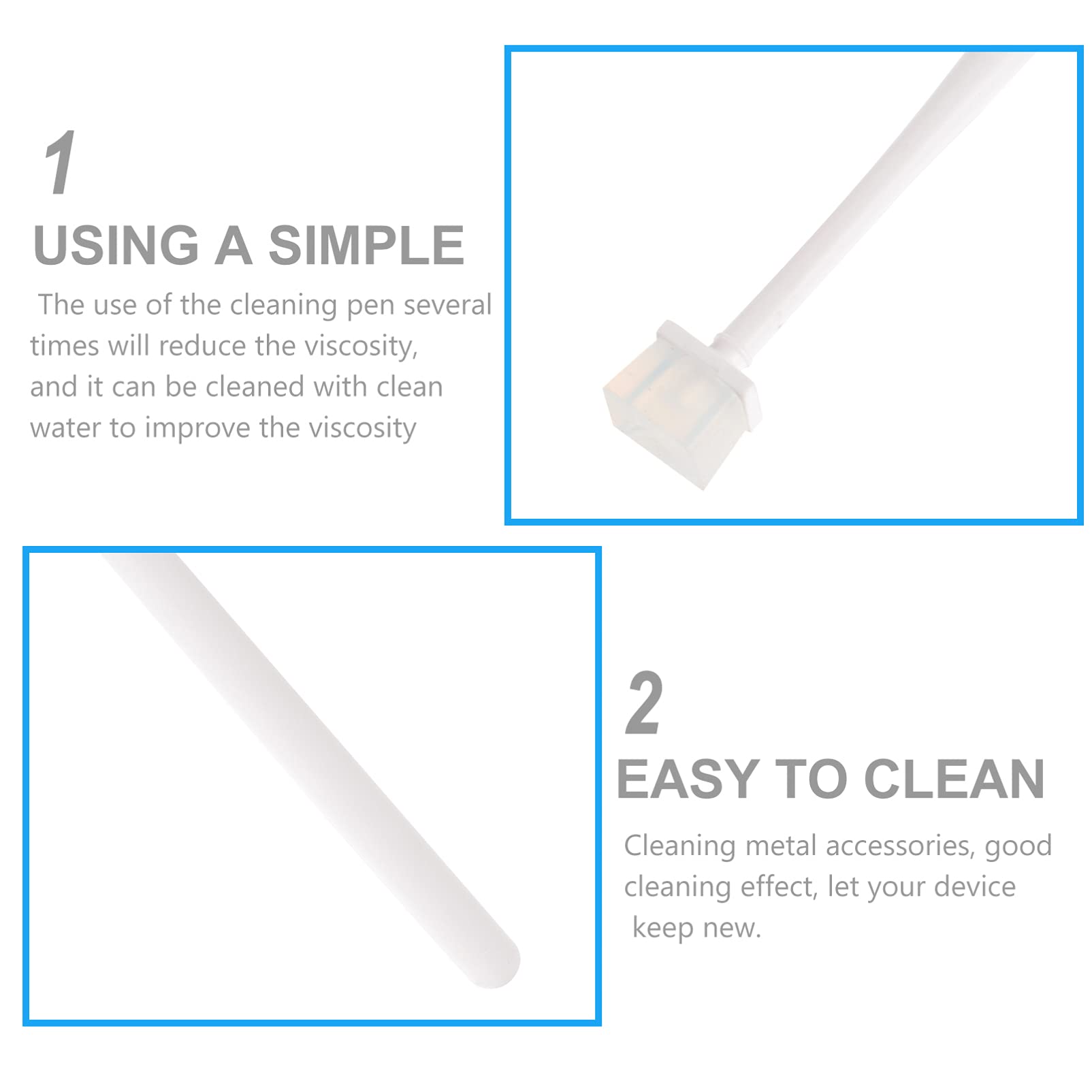 2 Pezzi Essential Camera Sensor Gel Stick Per La Pulizia Delle Lenti Del Sensore Della Fotocamera Kit Portatile