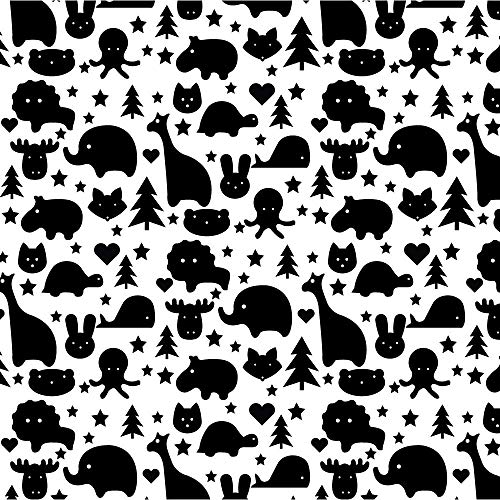 Pegatinas de pared de estrellas y animales que brillan en la oscuridad para niños y habitación de los niños: elegantes pegatinas que brillan en la oscuridad para paredes y techos Cover