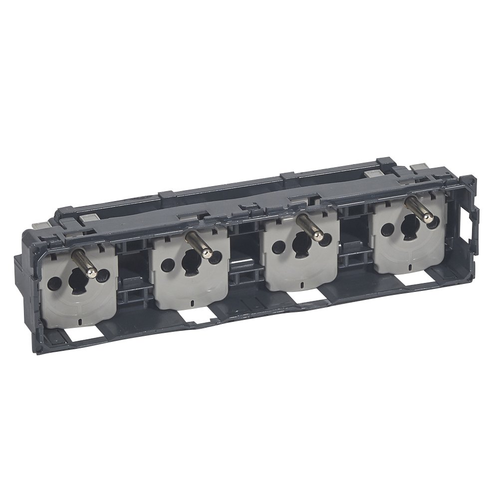 Legrand 067128 Розетка на четыре человека, стандартная, 2P+T
