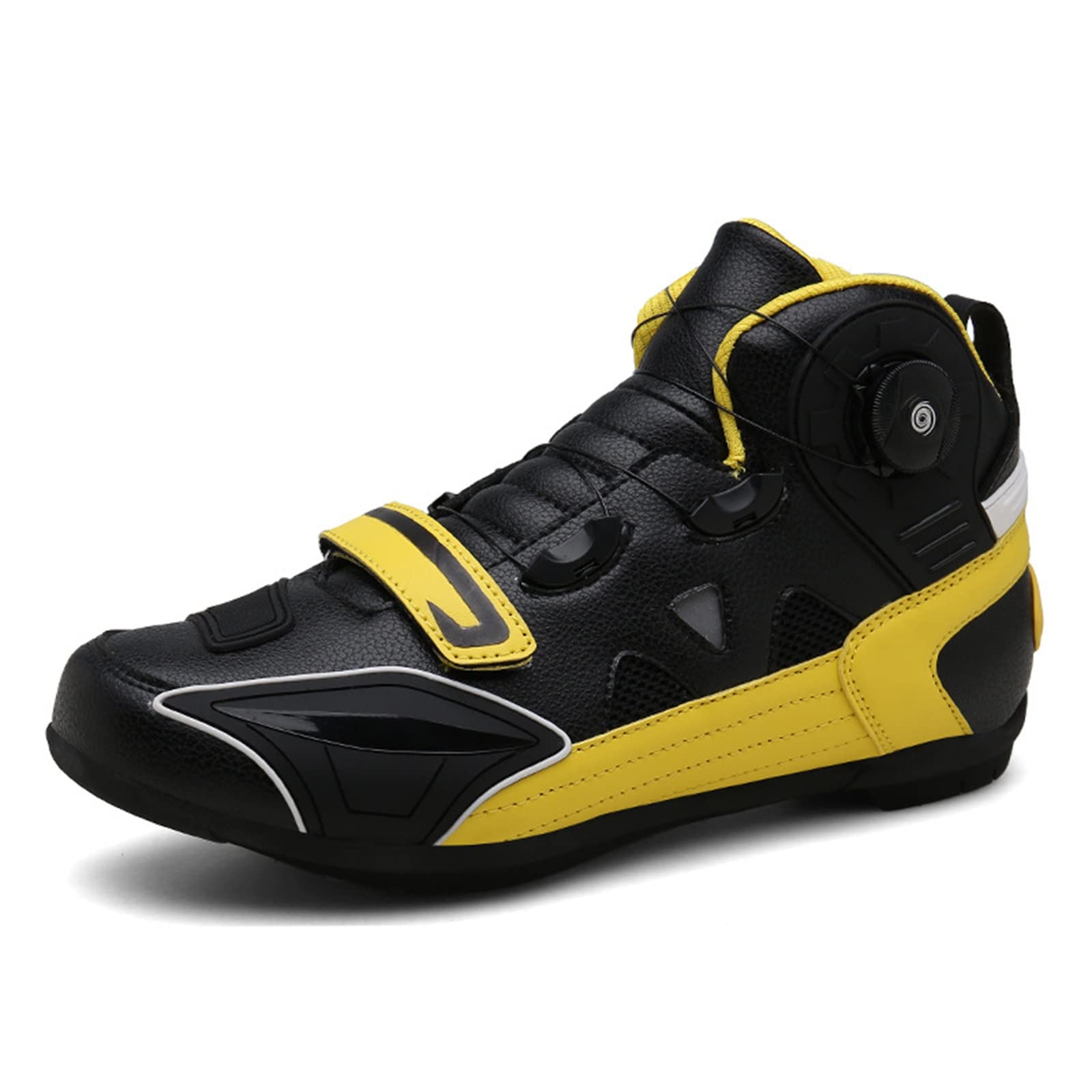 Buty motocrossowe, pancerne buty motocyklowe z funkcją ochrony przed wypadkami, skóra z mikrofibry, do wyścigów na świeżym powietrzu, motocykli sportowych