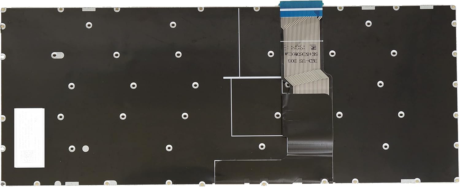 US English Layout Laptop Keyboard for Lenovo Flex 5-1470 5-1570, Yoga 520-14IKB 720-15IKB 81XC PC4C-US Gray